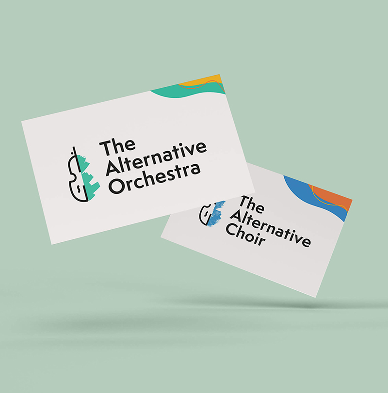 Orchestra Branding Business Card Design Bristol