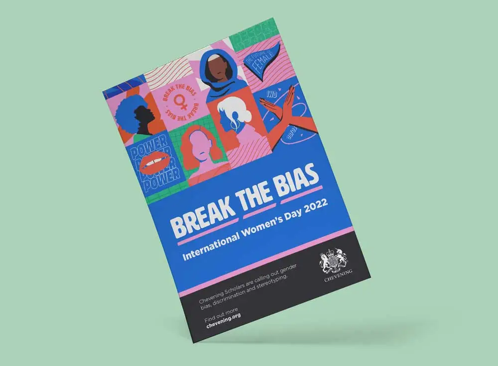 Break the Bias International Women's Day Poster