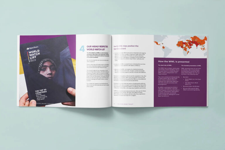 Charity Brand Guidelines Booklet by Augarde Design